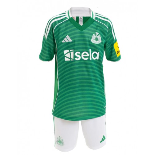 Newcastle United Tino Livramento #21 Seconda Maglia Bambino 2025-26 Manica Corta (+ Pantaloni corti)